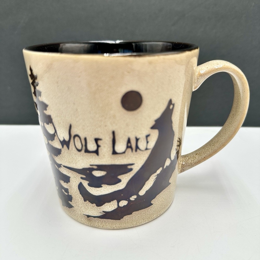 Mossy Oak Wolf Lake Brown Collectible Souvenir Coffee Mug